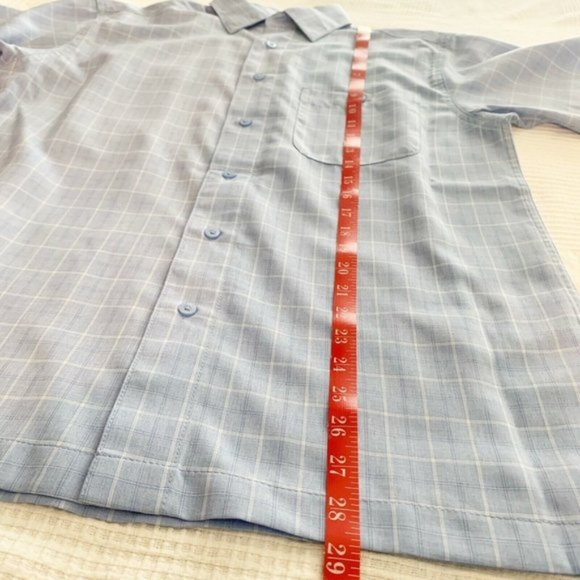 Haggar Men’s Luxury Microfibre Button Up Short Sleeve BUNDLE OF 2 - Picture 12 of 12